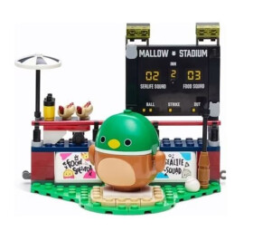 Squishmallows Stavebnice BLDR - Avery a baseballové hřiště