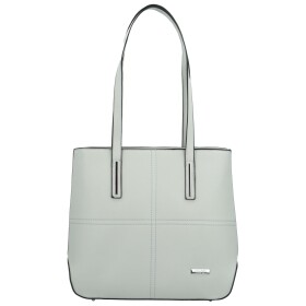 Moderní dámská kabelka na rameno Delami Glimmer, světle šedá