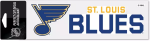 Wincraft Samolepka St. Louis Blues NHL Logo Text Decal% 1 ks