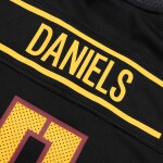 Nike Dětský dres Washington Commanders NFL Jayden Daniels #5 Game Alternate Černá (YOUTH)