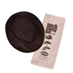 Bushman Pánský a dámský klobouk Packaway, tmavě hnědý XL