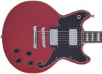 D'Angelico Double Cutaway Solid Body Oxblood