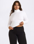 Tričko Organic Basics Everyday Turtleneck White