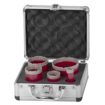 STREND PRO 226192 Korunky vykružovací diamantové PROFI, 20 - 72mm, M14, sada 5ks