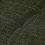 Židle jídelní, zelená látka, nohy černý kov