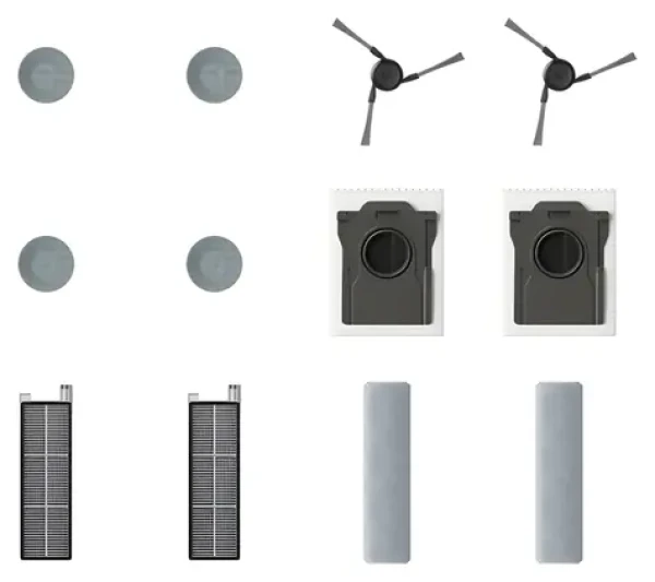 MOVA Čisticí sada Z50 Ultra / Sada příslušenství / kartáče / mopovací podložky / filtry / prachové sáčky (MRAK65)