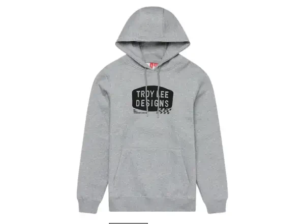 Troy Lee Designs Stamp pánská mikina Gray Heather vel. XL