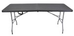 Rojaplast Stůl CATERING 180x74 cm ČERNÝ wood