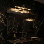 Koupelnové nástěnné LED svítidlo APP1861-1W 60 cm GOLD OSW-66014