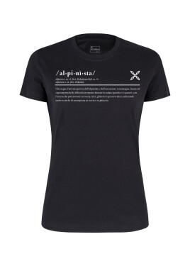 MONTURA Alpinist T-Shirt Woman, Black/White velikost: S