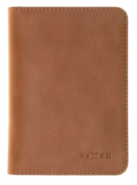 Kožená peněženka FIXED Smile Passport se smart trackerem FIXED Smile PRO cestovního pasu hnědá