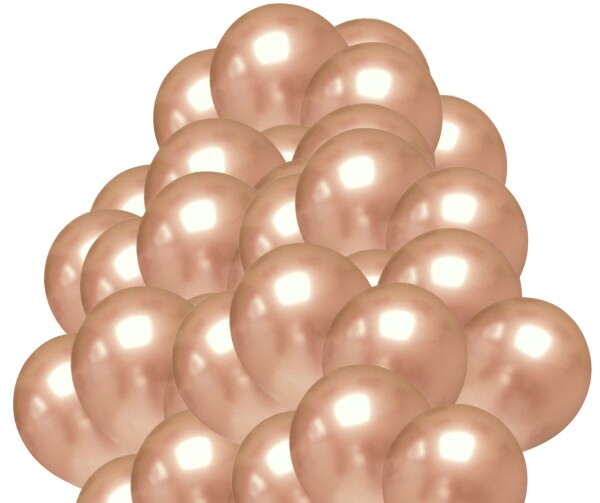 Lesklé balónky chromové měděné 50 kusů Balonky.cz Lesklé balónky chromové měděné 50 kusů Balonky.cz