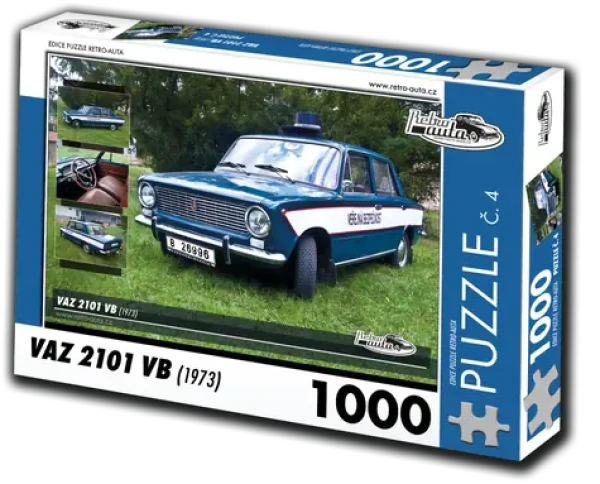 RETRO-AUTA Puzzle č. 4 Vaz 2101 VB (1973)