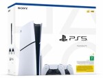 PlayStation 5 (typ modelu - slim) + 2x DualSense Wireless Controller White (PS711000042064)