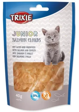 TRIXIE Pochoutka Junior losos, měkké plátky / Pamlsky pro kočky / 40 g (G13-42754)