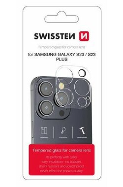 SWISSTEN Ochranné sklo čoček fotoaparátu pro SAMSUNG GALAXY S23/S23 Plus (94500204)