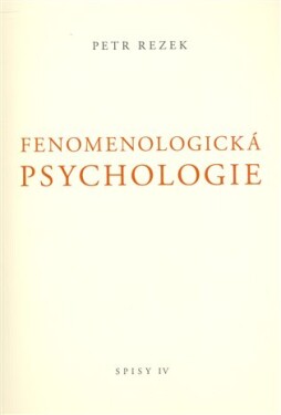 Fenomenologická psychologie