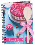Kniha na recepty vařečkou A5 Cake spirála