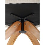 Jídelní židle, béžová, látka, DCH-D1348 CRM2