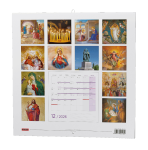 Nástěnný kalendář 2026 Baloušek čtvercový - Katolický kalendář (s modlitbami)