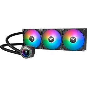 THERMALTAKE TH420 V2 ARGB černá / AIO vodní chladič CPU / 3x 140 mm / 1800 RPM @ 34.7 dB / 84.32 CFM (CL-W376-PL14SW-A)