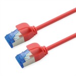 Roline 21.15.4305 RJ45 síťové kabely, propojovací kabely CAT 6A S/FTP 5.00 m červená (jasná) flexibilní provedení, bez halogenů, samozhášecí 1 ks