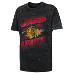 Outerstuff Dětské tričko Chicago Blackhawks NHL Fresh Mindset Crew Nk Mineral Velikost: Dětské S (122 – 134)