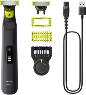 Philips OneBlade Pro 360 QP6542/15 / hybridní zastřihovač a holicí strojek / na obličej / 60 min provozu (QP6542/15)