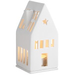 Räder Porcelánový svícen domeček Dream House, bílá barva, porcelán