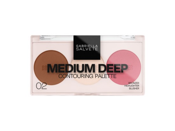 Gabriella Salvete Contouring Palette Konturovací paletka 02 Medium Deep 9 g
