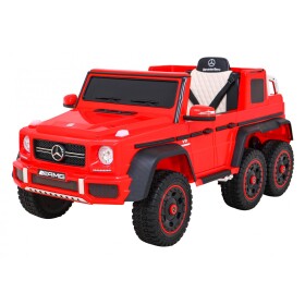 Mamido Elektrické autíčko Mercedes G63 4x4 červené