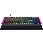 Razer BlackWidow V4 Green Switch US černá / Herní klávesnice / mechanická / Razer green / RGB / USB / US Layout (RZ03-04690100-R3M1)