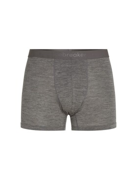 Pánské merino boxerky ICEBREAKER Mens 125 Cool-Lite Anatomica Boxers, Gritstone Heather velikost: S
