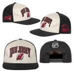 Outerstuff Dětská kšiltovka New Jersey Devils NHL Flatbrim Arch Deadstock Snapback