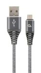 Gembird CC-USB2B-AMMBM-1M-WB2 USB, USB 2.0 Micro-USB B USB A, šedý, bílý