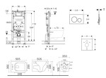 GEBERIT - Duofix Set předstěnové instalace, klozetu Arkas I a sedátka softclose, tlačítko Sigma20, matná černá/černá SANI11CA5124B