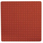 MSV protiskluzová podložka do sprchy QUADRO Premium terakota / SBS kaučuk / 54 x 54 cm
