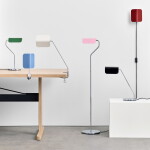 HAY AD345-A638 - HAY Stolní lampa Apex – Pastel Blue, modrá barva