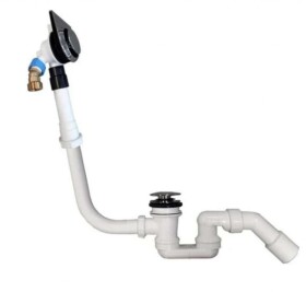 VILLEROY & BOCH - Subway 3.0 Vanová odtoková a přepadová souprava s napouštěním, Stone White UPCON0136-RW