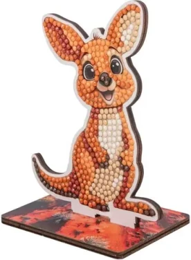 CRYSTAL ART Diamantové malování Na zemi: Klokan