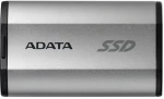ADATA SD810 2TB stříbrná / Externí SSD / USB 3.2 Gen 2 / čtení: 2000MBps / zápis: 2000MBps (SD810-2000G-CSG)