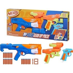 Nerf Gear up pack puška + 2 pistole + 18 šipek - Hasbro