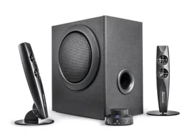Wavemaster STAX BT černá / reproduktory / 2.1 / Bluetooth / 3.5mm jack / RMS 46W / dálkové ovládání (66211)