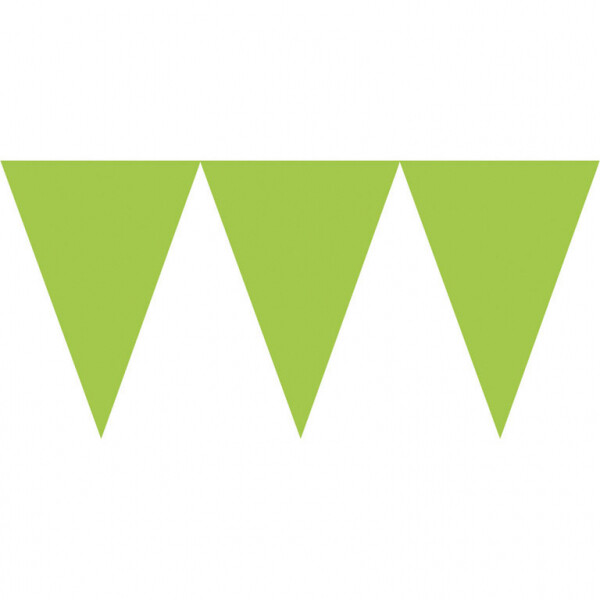 Vlaječková girlanda zelená 450cm Vlaječková girlanda zelená 450cm