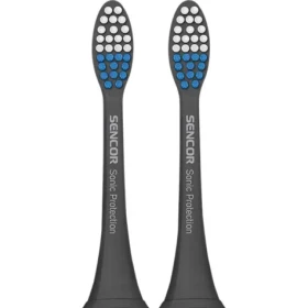 SENCOR SOX 018 Náhradní Sensitive hlavice pro kartáček černá (2ks) / pro SENCOR SOC 1x/2x/3x (8590669333417)