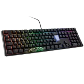 Ducky One 3 Classic Cherry MX-Red černá / herní klávesnice / podsvícená / mechanická / drátová USB-C / DE (DKON2108ST-RDEPDCLAWSC1)