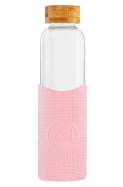 Neon Kactus Skleněná láhev s rukávem růžová 550 ml (GB09)