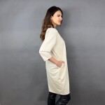 HOSH Dámské šaty Caspia Velikost: UNI, Barva: Hnědá