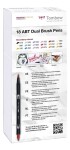 Tombow Tombow, ABT-18P-2, ABT Dual Brush pen, oboustranné popisovače, Secundary tone, 18 ks