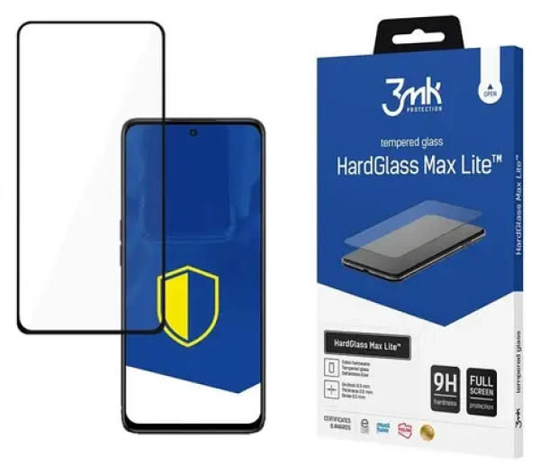 3mk HardGlass Max Lite černá / Tvrzené sklo / Oppo A58 4G